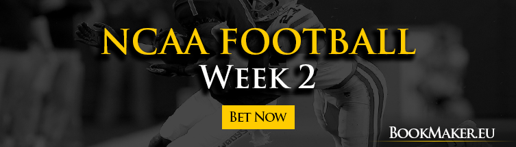 NCAA Football Week 2 Online Betting